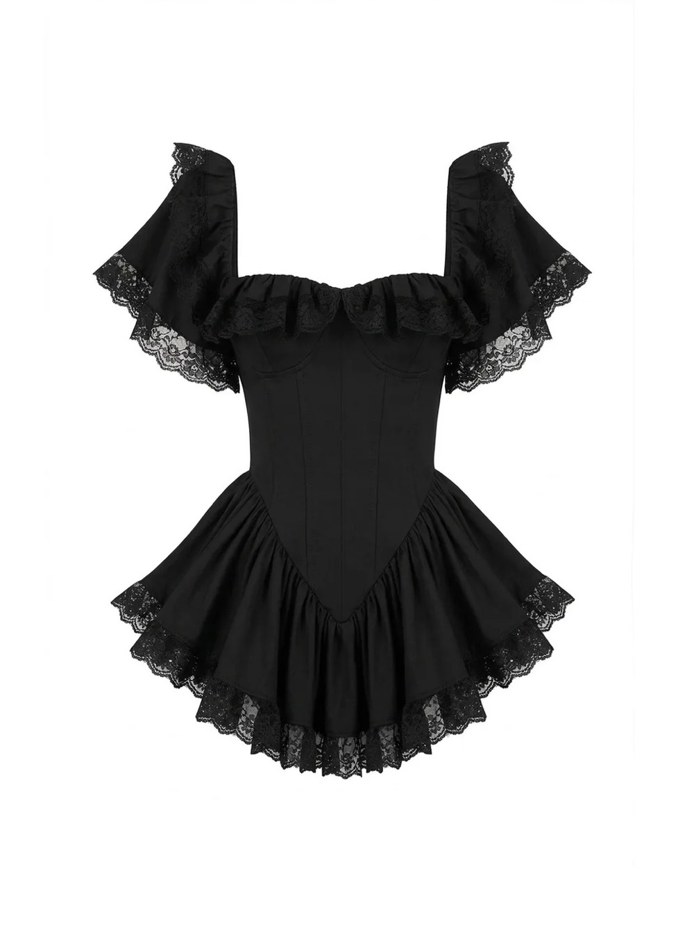 Selkie XS Caviar Cupid Top